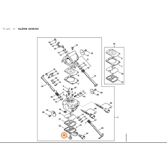 STIHL  Wkręt zagłębiany z łbem soczewkowym 1120 122 7800